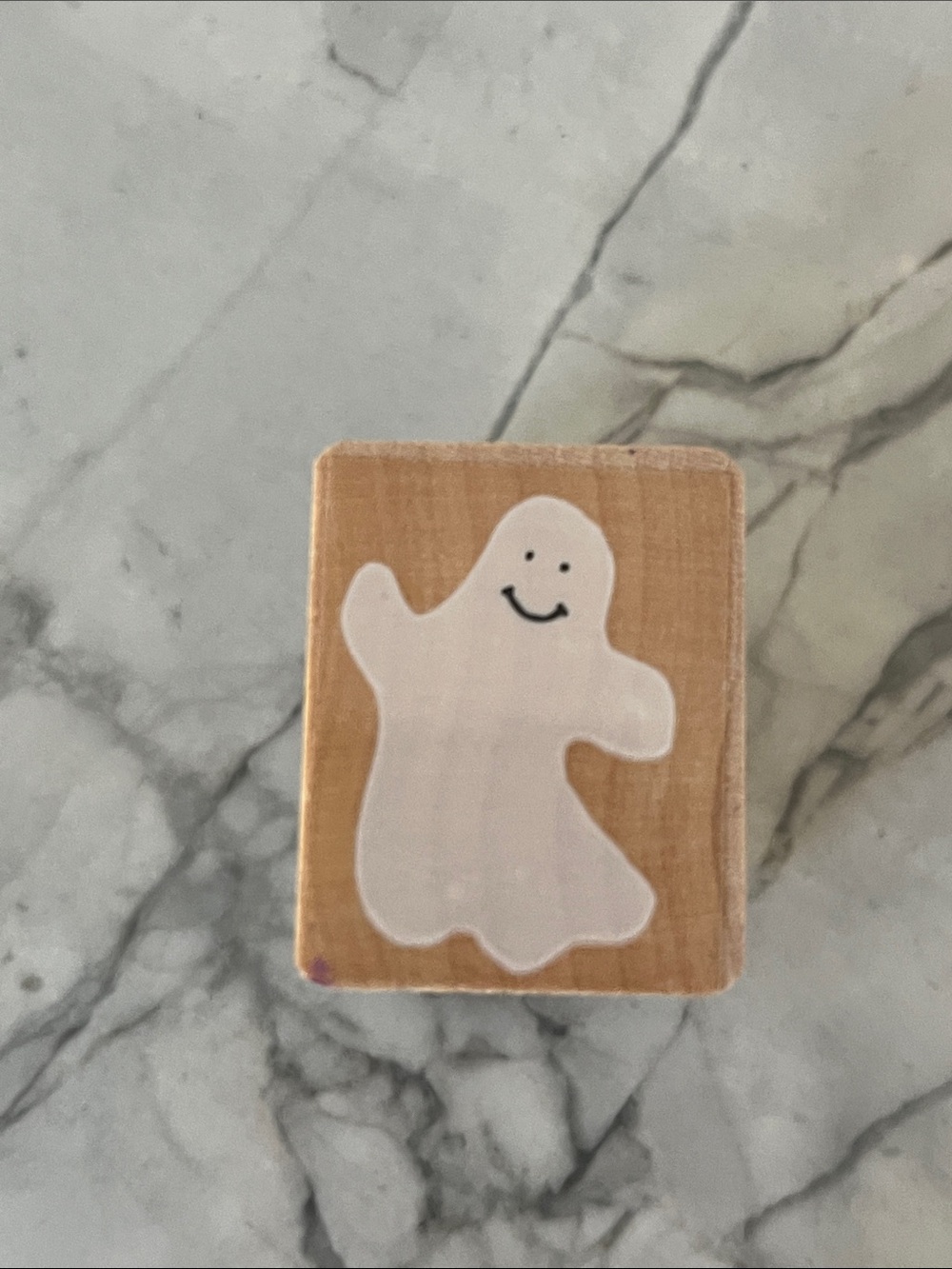 Ghost rubber stamp